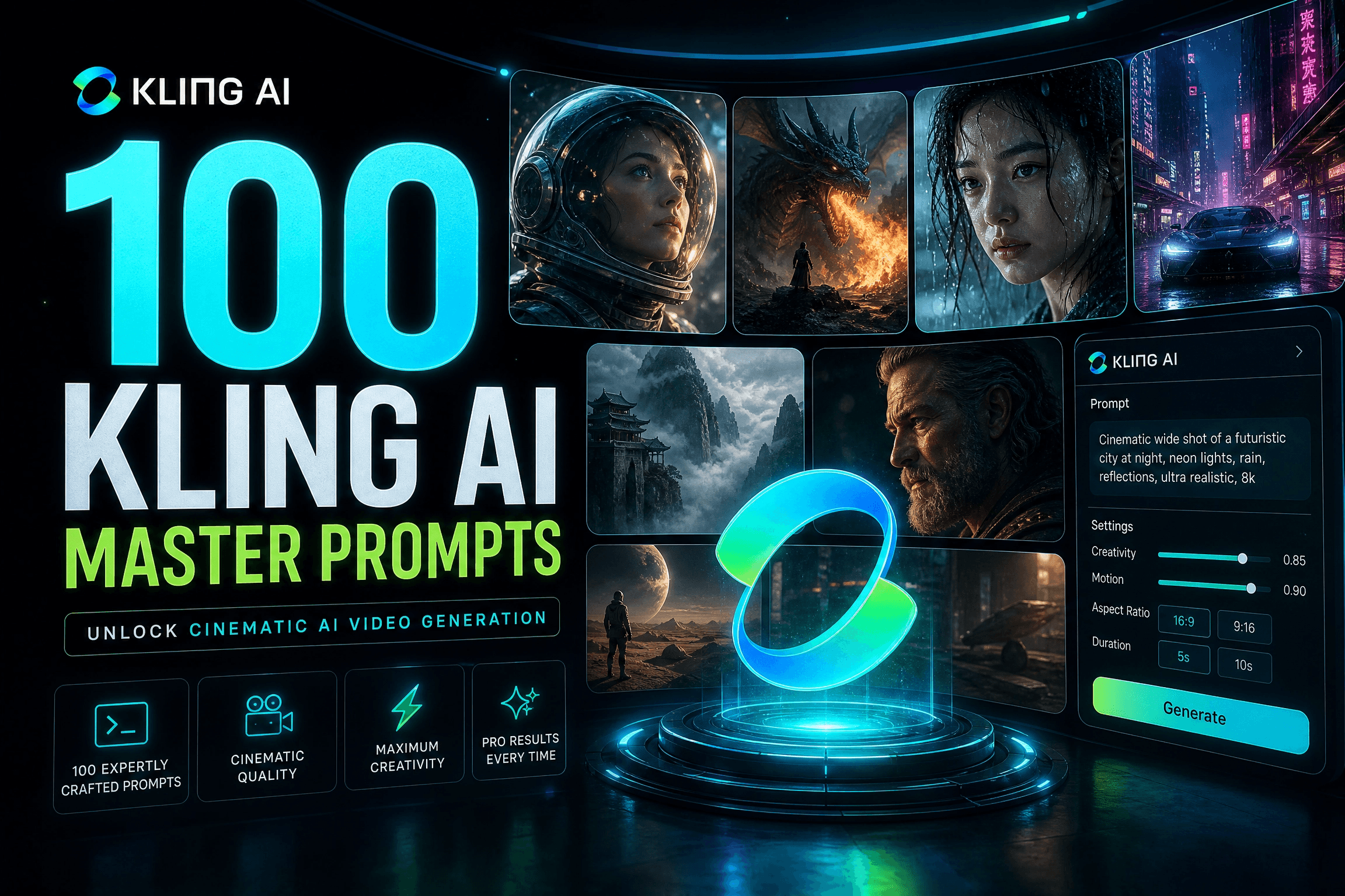100+ Kling AI Master Prompts